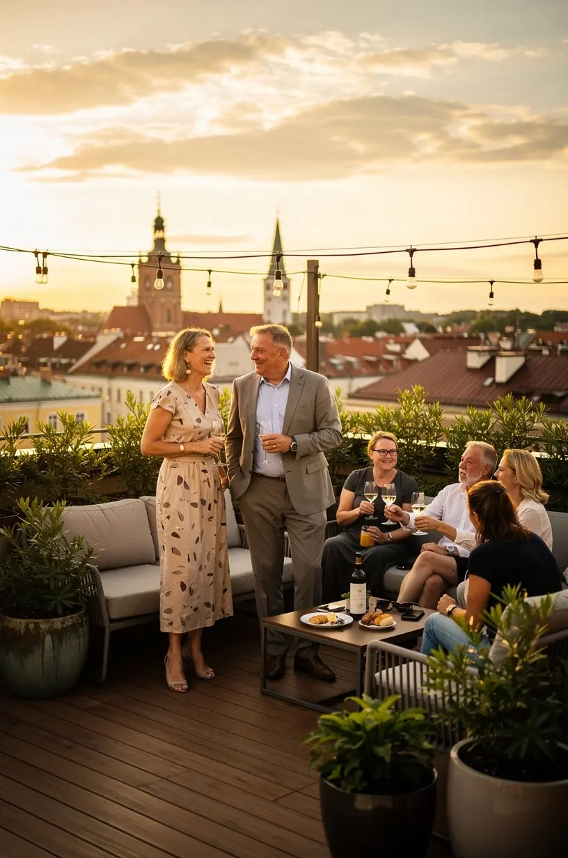 Professional business solutions illustration